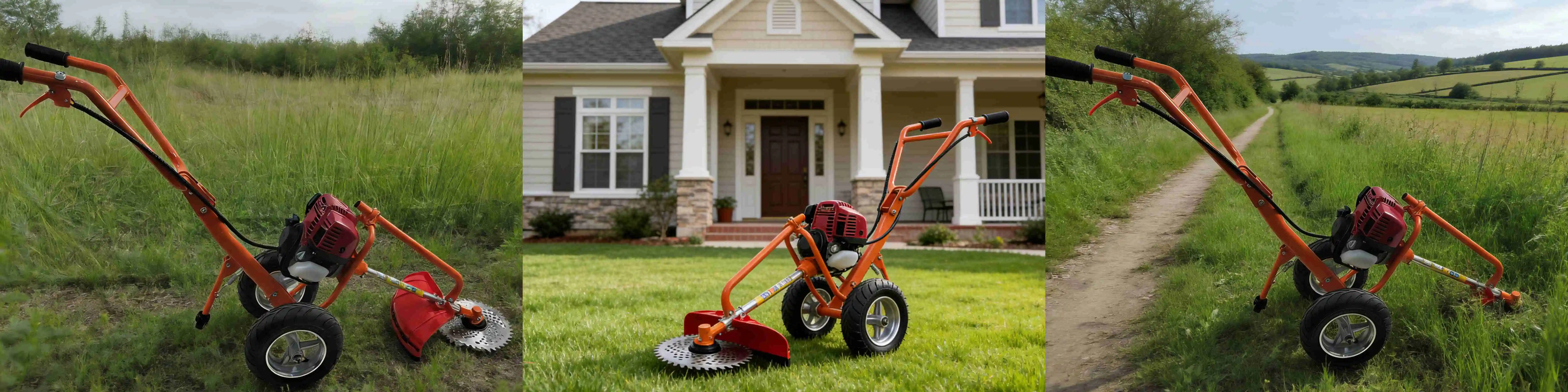 2-Stroke Hand Push Brush Cutter-applications 2-Stroke Hand Push Brush Cutter-applications