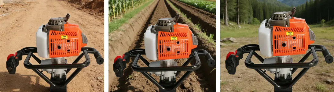 63cc 2-Stroke Post Hole Digger -Applications