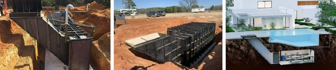 Underground courtyard safe room-Product Overview Underground courtyard safe room-Product Overview