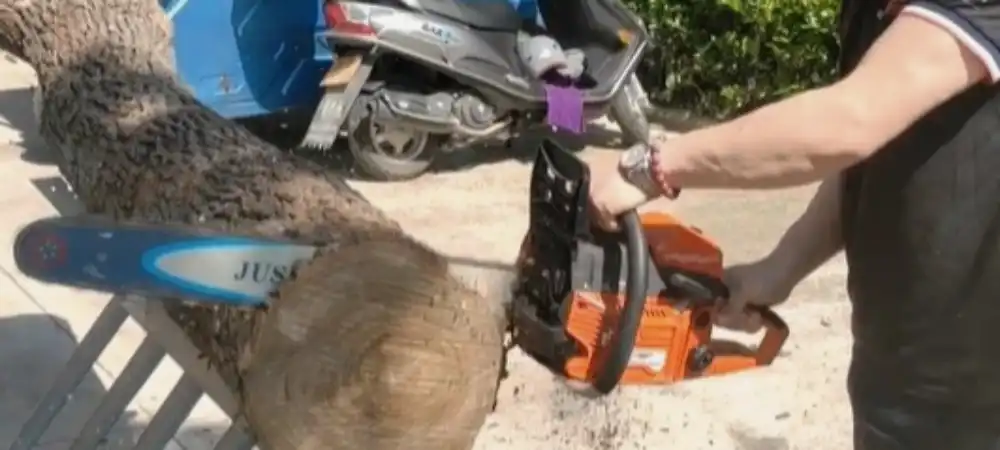 Gas Powered Gas Chain Saw Gas Powered Gas Chain Saw