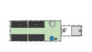 Underground courtyard safe room